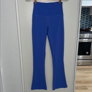 lululemon athletica Blue High-Waist Flare Leggings